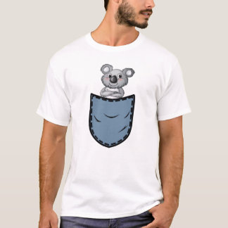 Cute koala ours en poche Homme T-shirt