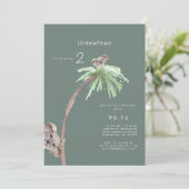 Cute Koala Sage Anniversaire Fête Invitation (Debout devant)