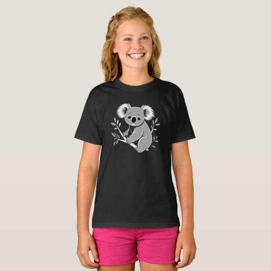 Cute Koala T-shirt (Voorkant volledig)