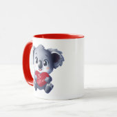 Cute Koala Valentine's Mug (Devant gauche)