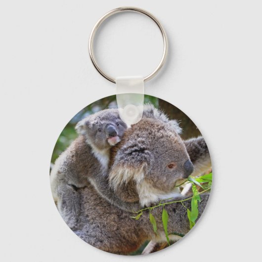 Cute Koalas Sleutelhanger (Voorkant)