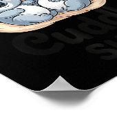 Cute Koalas Snuggle Animal Lover This Is My Cuddle Poster (Hoek)