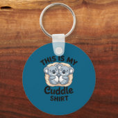 Cute Koalas Snuggle Animal Lover This Is My Cuddle Sleutelhanger (Voorkant)