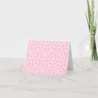 Cute Koe Animal Print Patroon Aesthetisch Roze