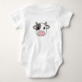 Cute Koe Baby Bodysuit (Achterkant)