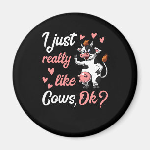 Cute Koe Funny Boerderij Ranch Animal Magneet