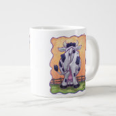 Cute Koe Kitchen Accessoires Grote Koffiekop (Voorkant rechts)