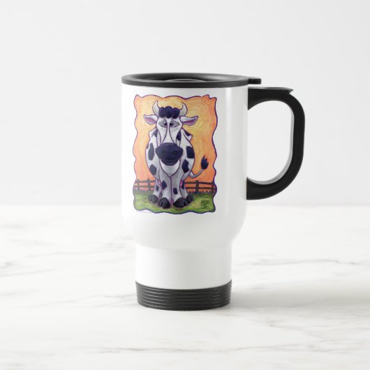 Cute Koe Kitchen Accessoires Reisbeker (Rechts)