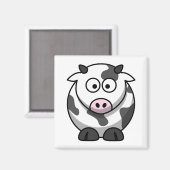 Cute Koe Magnet Magneet (Voorkant / Achterkant)