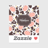 Cute Koe Pattern Sticker (Vel)