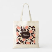 Cute Koe Pattern Tote Bag (Achterkant)