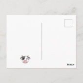 Cute Koe Postkaart  (Achterkant)
