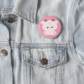 Cute Koe Ronde Button 5,7 Cm (In situ)