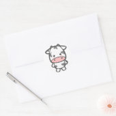 Cute Koe Ronde Sticker (Envelop)