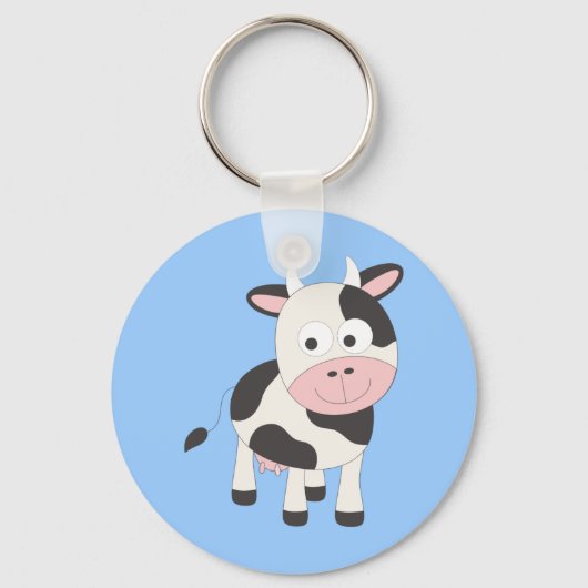 Cute koe sleutelhanger (Voorkant)