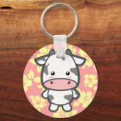 Cute Koe Sleutelhanger (Voorkant)