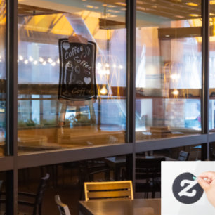 Cute-koffieetruitjes Raamsticker