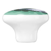 Cute Koi Fish Art Keramische Knop (Zijkant)