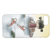 Cute Koi iPhone 7 hoesje (Achterkant (Horizontaal))