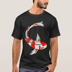 Cute koi vis illustratie t-shirt