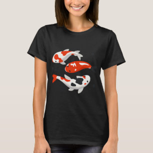 Cute Koi Vis Kunstwerk T-shirt