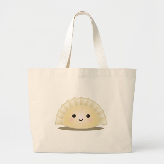 Cute Korean Mandu Grote Tote Bag (Voorkant)