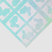 Cute Kraft Paper Easter Bunny Rabbits Tissuepapier (Detail)