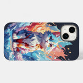 Cute Kristal Fantasy Kat Design Case-Mate iPhone Case (Achterkant (horizontaal))