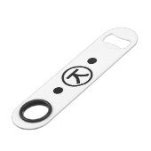 Cute Kuma Bear Kaomoji Emoticon japonais Texte Art (Devant angulaire)