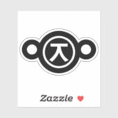 Cute Kuma Beer Kaomoji Japanse Emoticon Text Art Sticker (Vel)