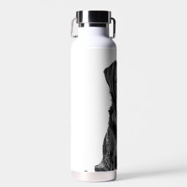 Cute Labrador Black Dog Puppy Pet Waterfles