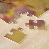Cute Labrador Dog in Fall Leaves Legpuzzel (Zijkant)