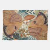 Cute Labrador Lover Dog Serviette de cuisine (Horizontal)