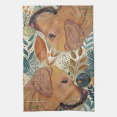 Cute Labrador Lover Dog Serviette de cuisine (Vertical)