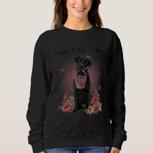Cute Labrador mama Flower Happy Moederdag Love D Trui