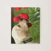 Cute Labrador Puppy Puzzle Legpuzzel (Verticaal)