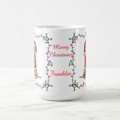 Cute Labrador Retriever Christmas Mug (Centre)
