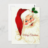 Cute lachende santa briefkaart (Voorkant / Achterkant)