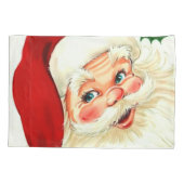 Cute lachende  santa kussensloop (Achterkant)