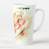 Cute lachende  santa latte mok (Rechts)