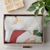 Cute lachende  santa tissuepapier (Geschenk)