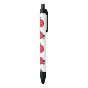 Cute Lady Bug Pattern Zwarte Inkt Pen