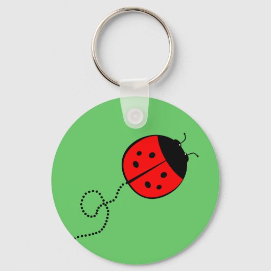 Cute Lady Bug Sleutelhanger (Voorkant)