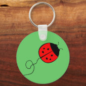 Cute Lady Bug Sleutelhanger (Voorkant)