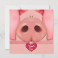 Cute Lady Piggy Hartelijk dank