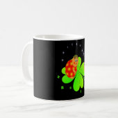 Cute Ladybird Shamrock Café Mug (Devant gauche)