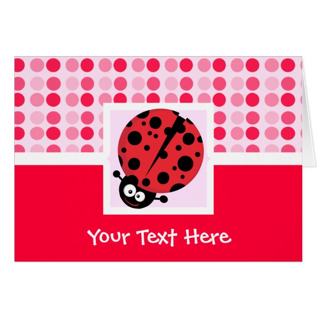 Cute Ladybug (Voorkant Horizontaal)