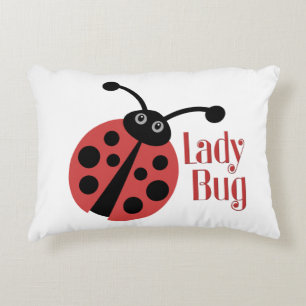 Cute Ladybug Animal Print Decoratief Kussen