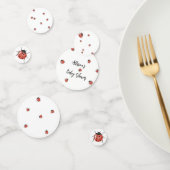 Cute Ladybug Baby shower Confetti (Groep)
