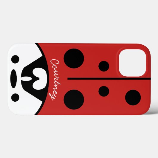 Cute Ladybug  Case-Mate iPhone Case (Achterkant (horizontaal))